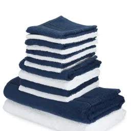 Bianca D`ROSS Pink & Blue 100% Cotton Towel - Set of 14 image 3