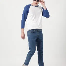 Wrangler Blue Cotton Skinny Fit Jeans image 5