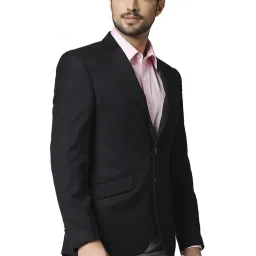 Park Avenue Black Super Slim Fit Blazers image 4