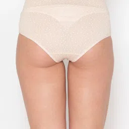 Clovia Peach Printed Hipster Panty image 2