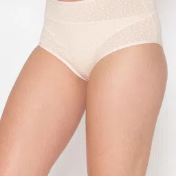 Clovia Peach Printed Hipster Panty image 4