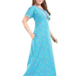 TRUNDZ Printed Maxi Nightdress image 2