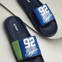 Spykar Men's PETERSON Royal Blue Slides image 1