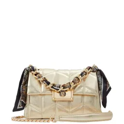 Aldo Golden Synthetic Medium Sling Handbag image 1
