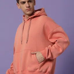 The Roadster Lifestyle Co Oversized Hooded Long Sleeve Sweatshirt With Kangaroo Pockets image 2