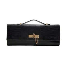 Aldo ROUX Black Textured Clutch image 1