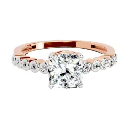 Sparkles Lab Grown Diamond 14k (585) Rose Gold Ring for Women image 1