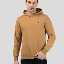 Numero Uno Brown Regular Fit Hooded Sweatshirt-picture-11