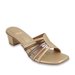 Metro Women's Gold Slide Sandals image 2