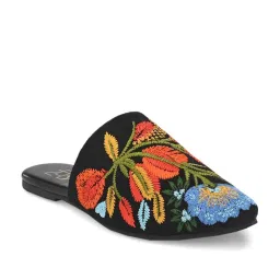 Zebba Women's Avni Black Mule Shoes image 1