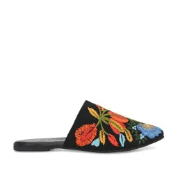 Zebba Women's Avni Black Mule Shoes image 2