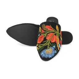 Zebba Women's Avni Black Mule Shoes image 5