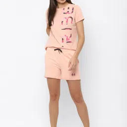 Solly by Allen Solly Peach Mid Rise Shorts image 4