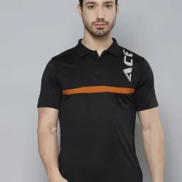 ALCIS Black Slim Fit Polo T-Shirt image 1
