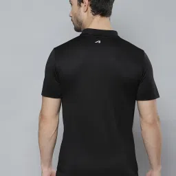 ALCIS Black Slim Fit Polo T-Shirt image 2