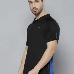 ALCIS Black Slim Fit Polo T-Shirt image 3