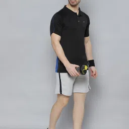 ALCIS Black Slim Fit Polo T-Shirt image 5