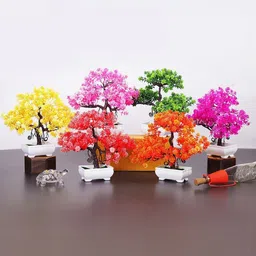 Dekorly Unisex Set of 6 Non-Hanging Artificial plants With Pot-picture-20