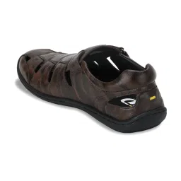 ID Men's Dark Brown Fisherman Sandals image 4