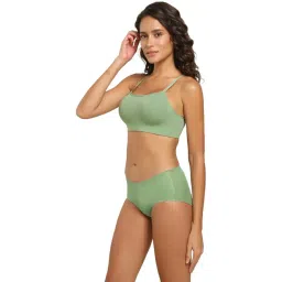 Van Heusen Moss Green Cotton Everyday Bra image 3