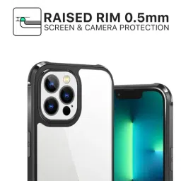 GRIPP Dazzle Xtreme Flexible Case for Apple iPhone 13 Pro - Black/Transparent image 5