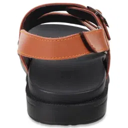 Mochi Men's Tan Back Strap Sandals image 5