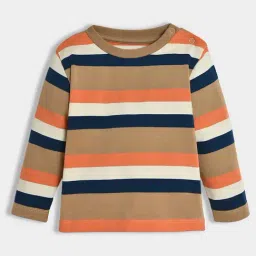 MiArcus Unisex Multicolor Striped Full Sleeves T-Shirt-image-53