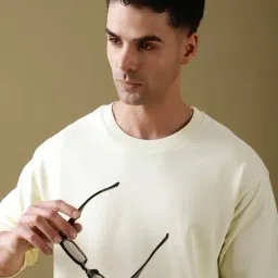 Dillinger White 100% Cotton Oversized Fit T-Shirts-image-2