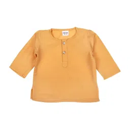 Mee Mee Kids Beige Printed Kurta Set image 3