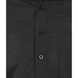 SG Yuvraj Kids Brown & Black Textured Pattern Full Sleeves Kurta Set image 5