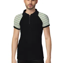BEYOU FASHION Men Striped Polo Collar Cotton T-shirt-picture-25