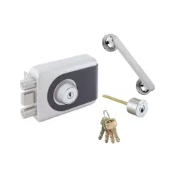 Quba Trident Dead Lock With Pull Handle Combo - Both Side Key With Dimple Key SS Finish, Q 241-picture-16