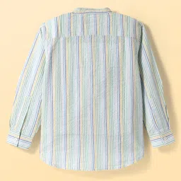 Pine Kids Cotton Woven Full Sleeves Shirt With Stripes - Multicolour image 2