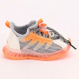 Babyoye Lace Up Sneakers - Orange image 3