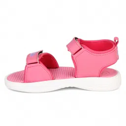 Lil Lollipop Spidy Kids Text Designed With Double Velcro Closure Sandals - Pink image 4