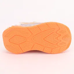 Babyoye Lace Up Sneakers - Orange image 4