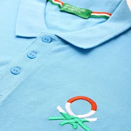 United Colors of Benetton Men Polo Collar Pure Cotton T-shirt image 4