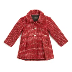 Guess Kids Red Regular Fit Coat image 1