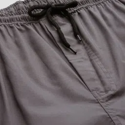 Sojanya Grey Cotton Regular Slim Fit Trackpants image 4