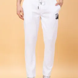 Being Human White Regular Fit Trackpants image 1
