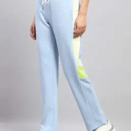 Monte Carlo Blue Regular Fit Printed Trackpants image 3