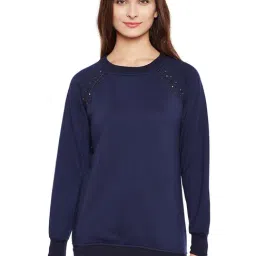 Belle Fille Navy Embellished Sweatshirt-picture-17