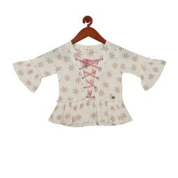 Tiny Girl Cream Printed Top-picture-16