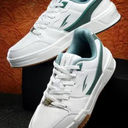 Asian Men's White Casual Sneakers image 1
