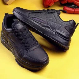 Asian Men's Black Casual Sneakers image 1