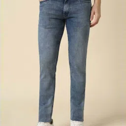 Allen Solly Blue Cotton Skinny Jeans image 1