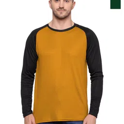 TQH Men Pack of 2 Dri-FIT Colourblocked Round Neck Slim Fit T-shirts-image-30