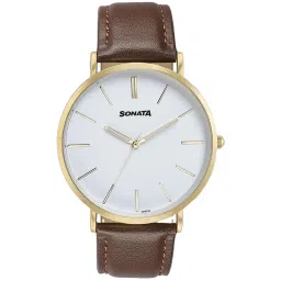 Sonata 77143YL01 Analog Watch for Men image 1