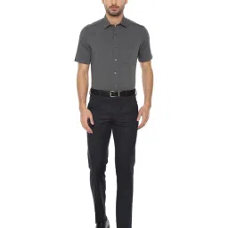 Van Heusen Navy Slim Fit Trousers image 5