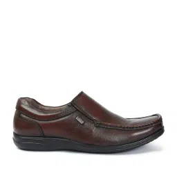 Zoom Shoes Men's Brown Formal Loafers image 1